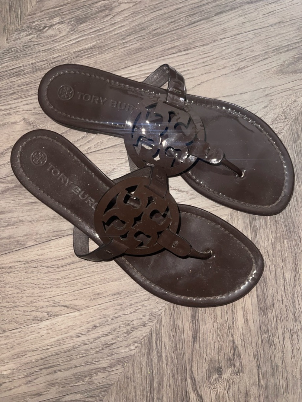 Tory Burch Patent Miller Sandals